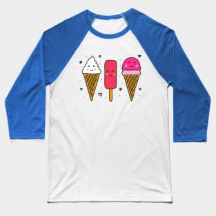 Ice cream Baseball T-Shirt